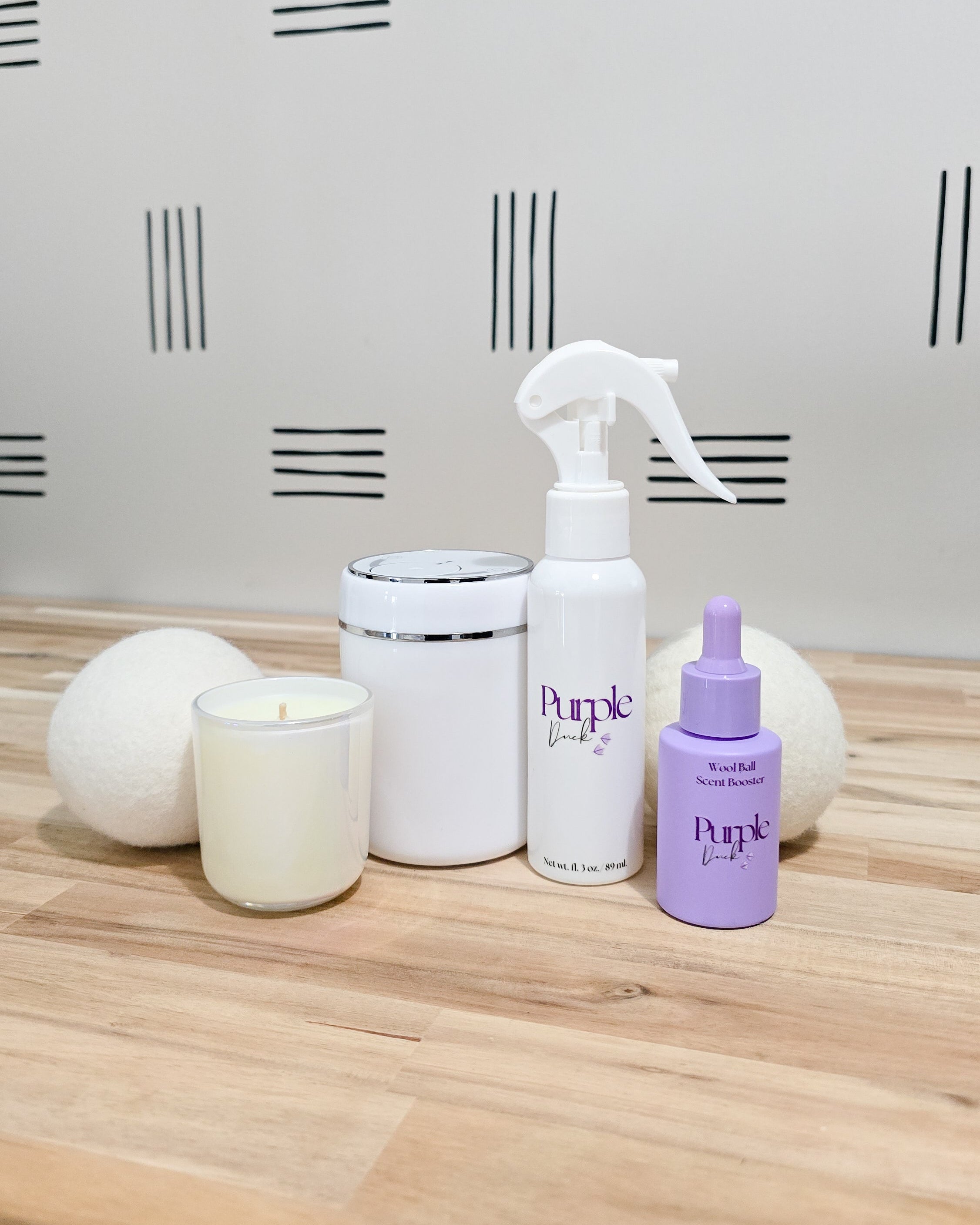 Home Fragrance Essentials Bundle– Clean Scent Set for Rooms, Car & Laundry