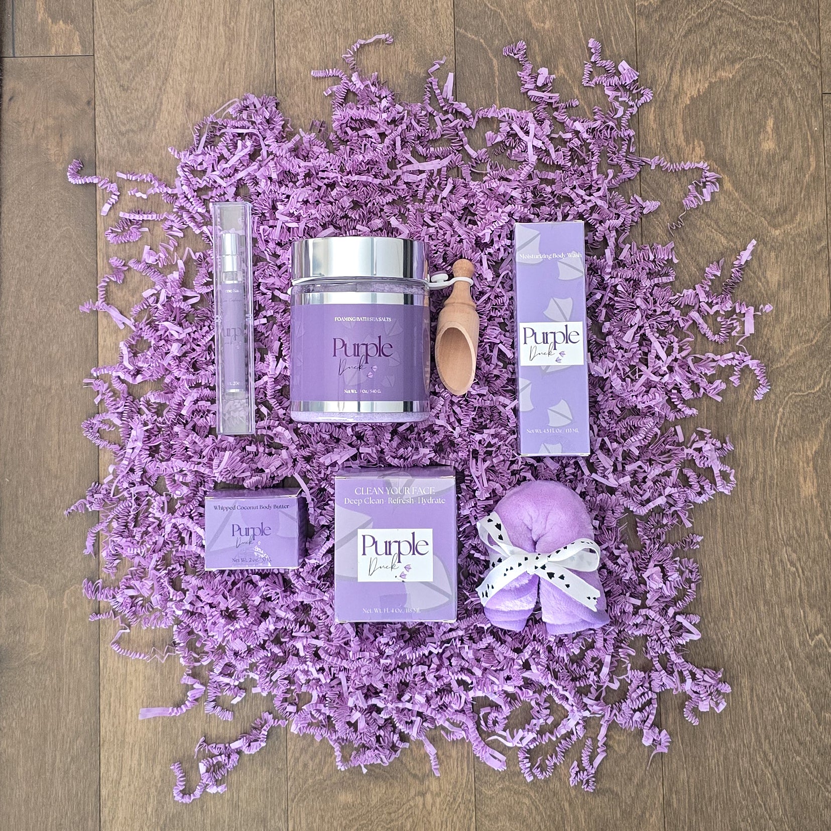 Women’s Body Care Bundle – Body Butter, Bath Salts, Cleanser & Perfume Set