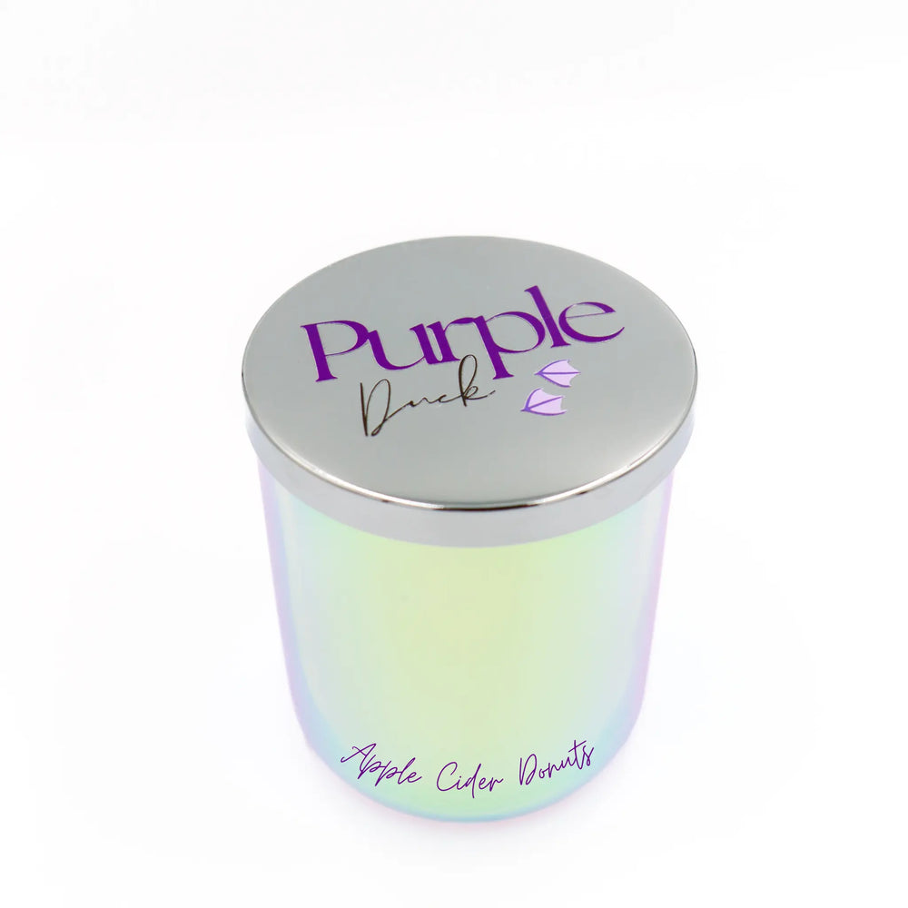 Baker's Favorite 2-Wick Coconut-Blend Candles Purple Duck