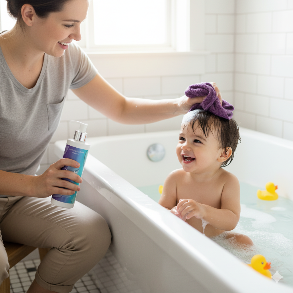 Gentle Wash and Shampoo - 8 oz. Everyday, Non-Toxic Cleanser for Babies & Kids