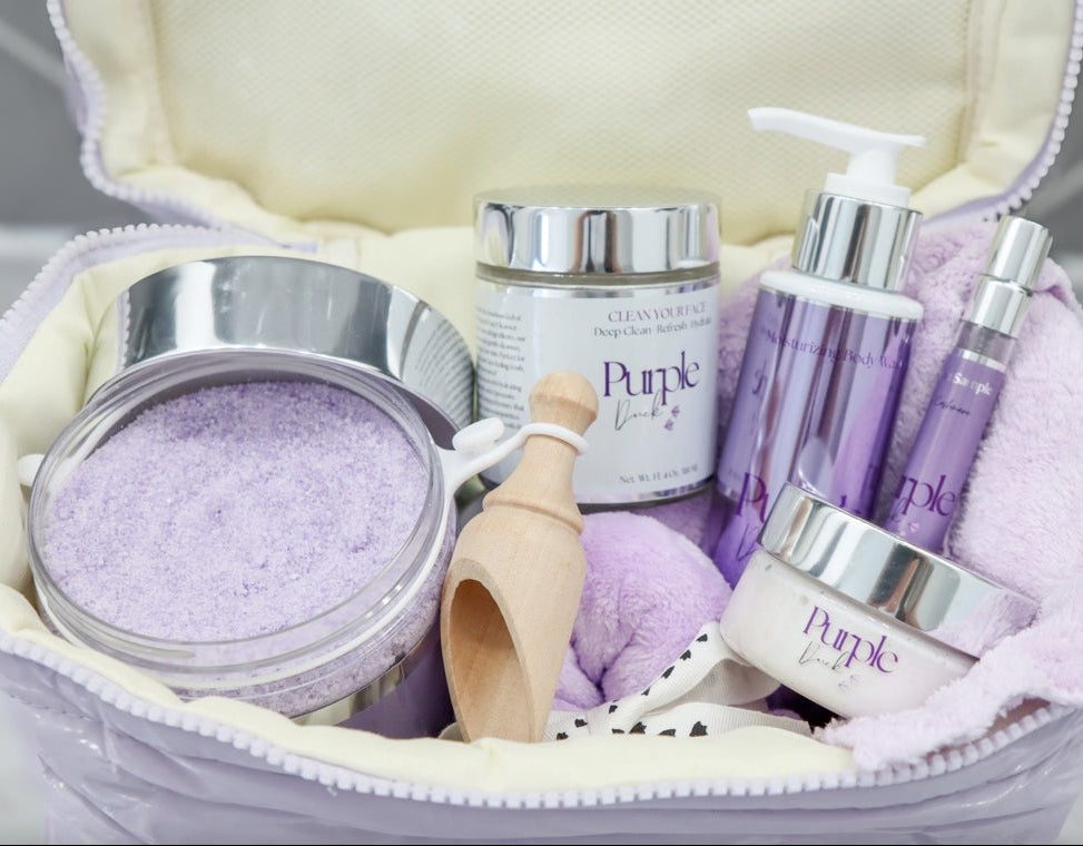 Women’s Body Care Bundle – Body Butter, Bath Salts, Cleanser & Perfume Set