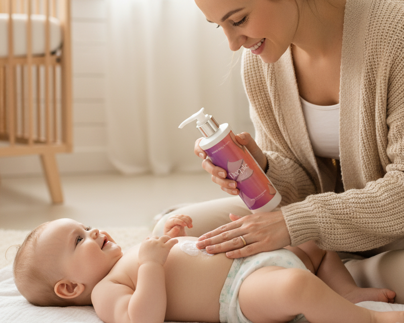 Moisturizing Baby Lotion - 8 oz. Softly Scented Lotion for Delicate Skin