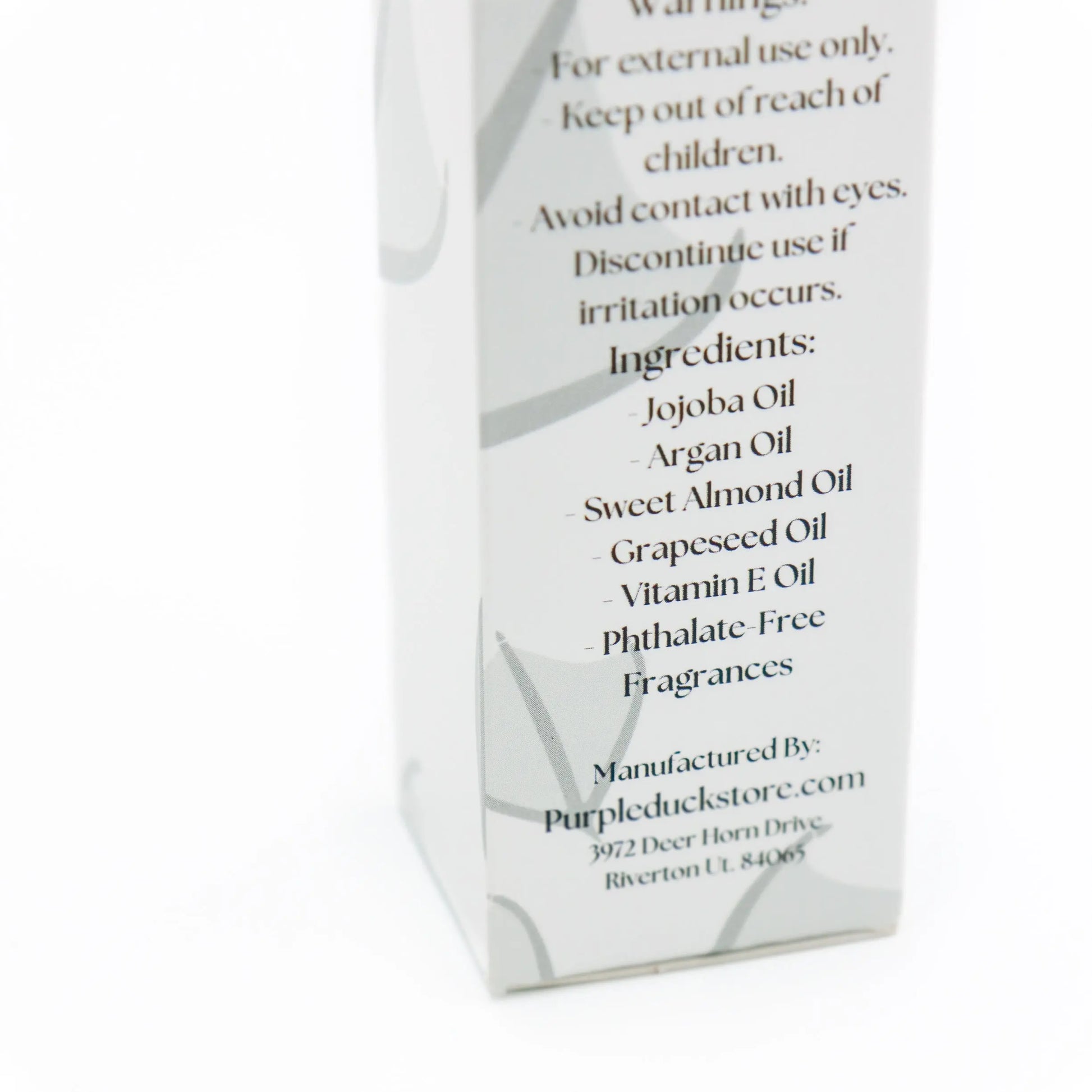 Men's Natural Beard Oils Purple Duck