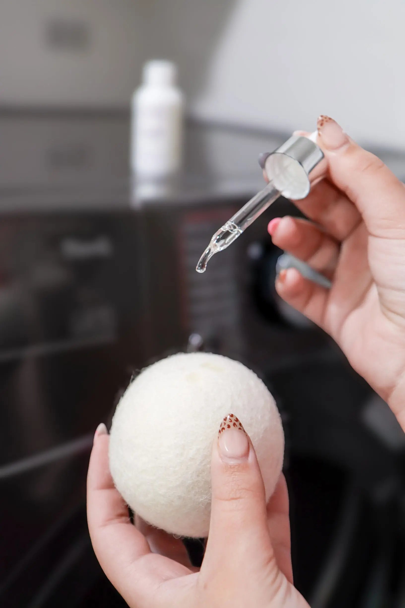 Wool Dryer Balls and 1 oz. Scent Booster Purple Duck