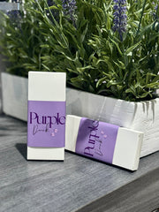 purple duck's sample perfume in the box