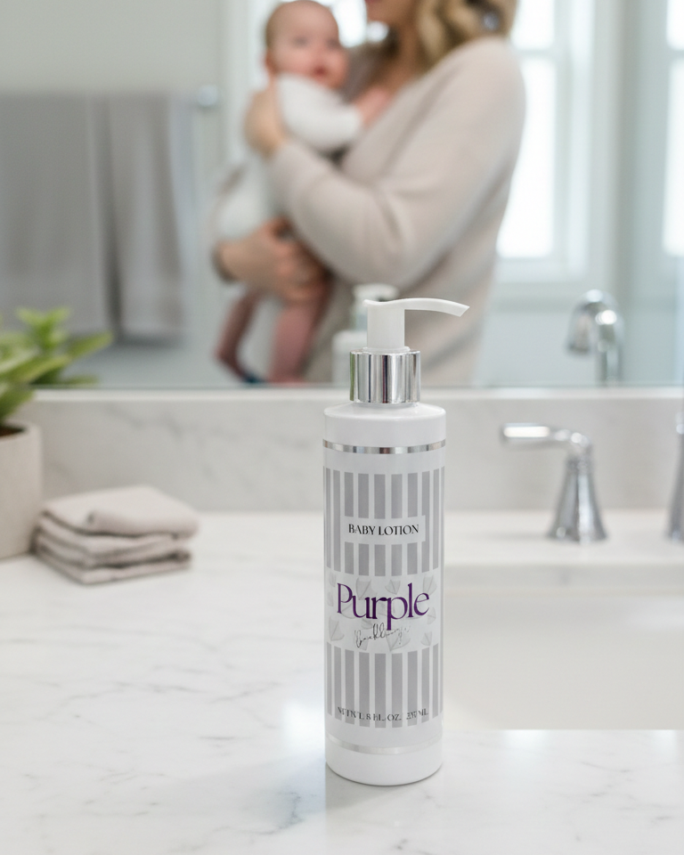 Moisturizing Baby Lotion - 8 oz. Softly Scented Lotion for Delicate Skin